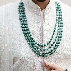 Kora by Nilesh Mitesh Cream Wedding Sherwani - Custom - Size 42